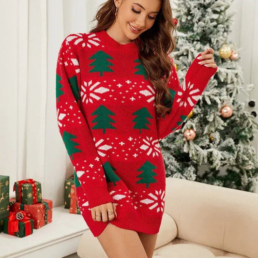 Christmas Jacquard Knit Pullover